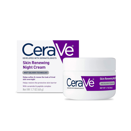 سيرافي كريم ليلي لتجديد البشرة 48 غرام Cerave Skin Renewing Night Cream - 48g